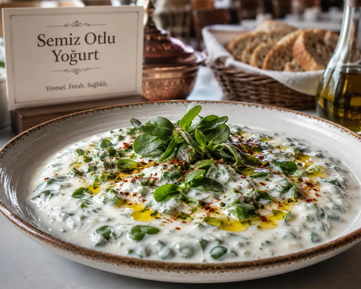 Semiz Otlu Yoğurt