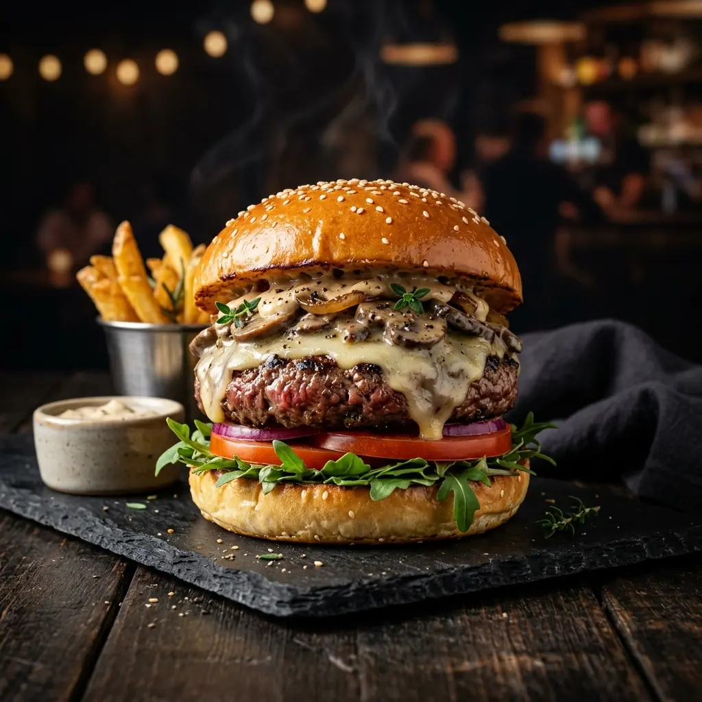MUSHROOM BURGER