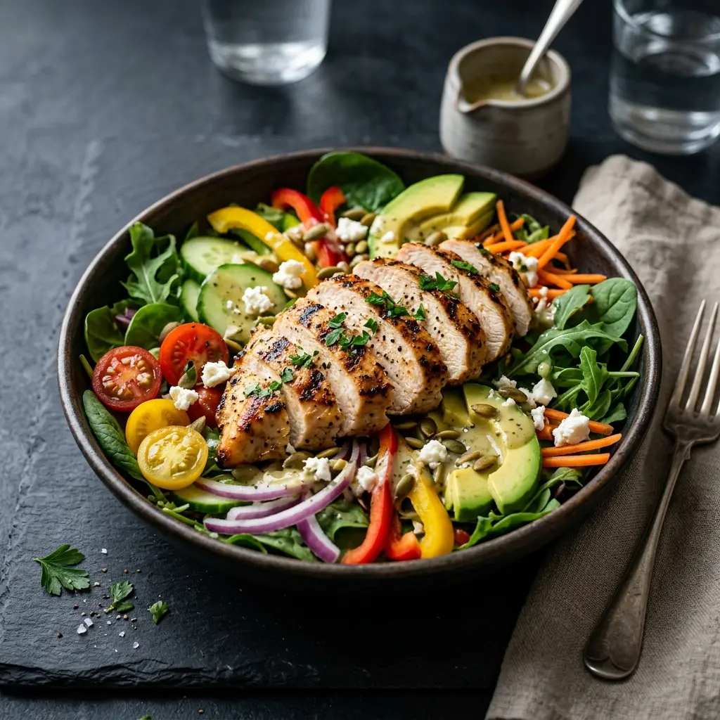 TAVUKLU SALATA